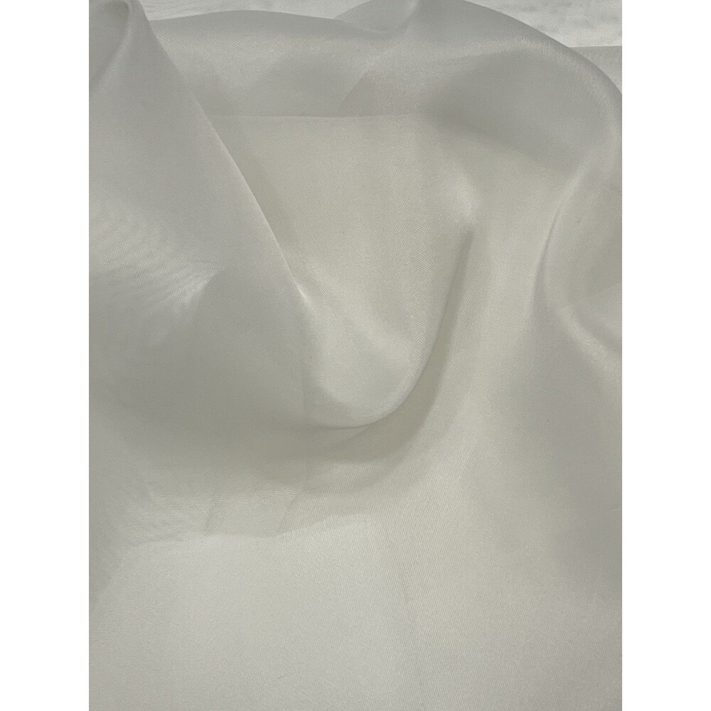 5 7/8 Yards 45” Wide White Polyester Organza